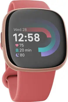 Смарт-часы Fitbit Versa 4 Pink Sand/Copper Rose (FB523RGRW)