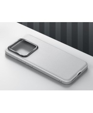 Чехол GKK Luxury Shockproof Hybrid Leather Case для Xiaomi 14 Pro White