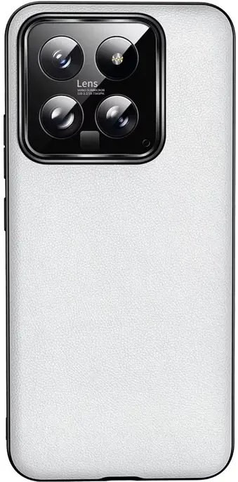 Чохол GKK Luxury Shockproof Hybrid Leather Case для Xiaomi 14 White