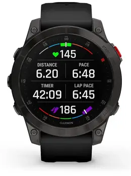Смарт-годинник Garmin Epix (Gen 2) Sapphire - Black Titanium (010-02582-10/11/18)