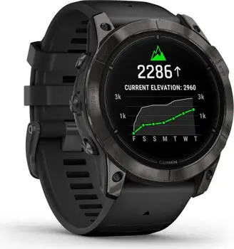 Смарт-годинник Garmin Epix Pro Gen 2 47mm Sapphire Carbon Gray DLC Titanium with Black Band (010-02803-10/11/54) (UA)