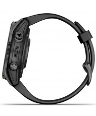 Смарт-часы Garmin Fenix 7S Pro Sapphire Solar Carbon Gray Titanium with Black Silicone (010-02776-54) (UA)