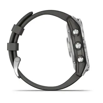 Смарт-годинник Garmin Fenix 7 Silver with Graphite Band (010-02540-00/01)