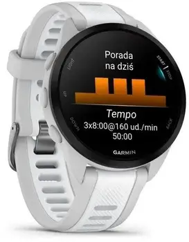 Смарт-годнник Garmin Forerunner 165 Music Mist Gray/Whitestone (010-02863-31/B1) (UA)