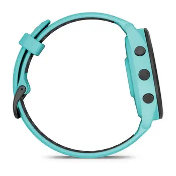 Смарт-годинник Garmin Forerunner 265 Black Bezel with Aqua Case and Aqua/Black Silicone Band (010-02810-52) (UA)