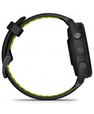 Смарт-годинник Garmin Forerunner 265S Black Bezel and Case with Black/Amp Yellow Silicone Band (010-02810-53) (UA)