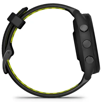 Смарт-годинник Garmin Forerunner 265S Black Bezel and Case with Black/Amp Yellow Silicone Band (010-02810-53) (UA)