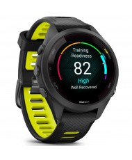 Смарт-годинник Garmin Forerunner 265S Black Bezel and Case with Black/Amp Yellow Silicone Band (010-02810-53) (UA)