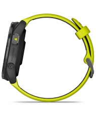 Смарт-годинник Garmin Forerunner 965 Carbon Gray DLC Titanium Bezel with Black Case/Amp Yellow/Black Silicone Band (010-02809-82) (UA)