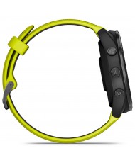 Смарт-часы Garmin Forerunner 965 Carbon Gray DLC Titanium Bezel with Black Case/Amp Yellow/Black Silicone Band (010-02809-82) (UA)