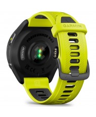 Смарт-часы Garmin Forerunner 965 Carbon Gray DLC Titanium Bezel with Black Case/Amp Yellow/Black Silicone Band (010-02809-82) (UA)