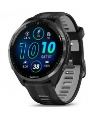 Смарт-годинник Garmin Forerunner 965 Carbon Gray DLC Titanium Bezel with Black Case and Black/Powder Gray Silicone Band (010-02809-80) (UA)