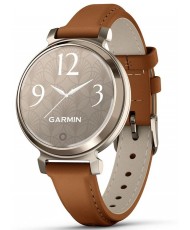 Смарт-часы Garmin Lily 2 Cream Gold with Tan Leather Band (010-02839-02/60) (UA)