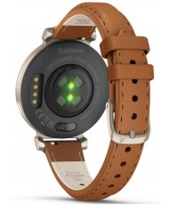 Смарт-часы Garmin Lily 2 Cream Gold with Tan Leather Band (010-02839-02/60) (UA)