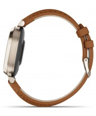 Смарт-часы Garmin Lily 2 Cream Gold with Tan Leather Band (010-02839-02/60) (UA)