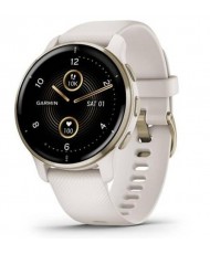 Смарт-часы Garmin Venu 2 Plus Cream Gold S. Steel Bezel w. Ivory Case and S. Band (010-02496-02/12)