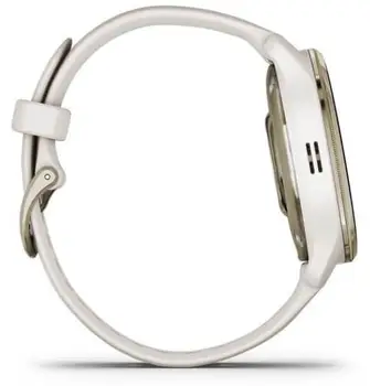 Смарт-годинник Garmin Venu 2 Plus Cream Gold S. Steel Bezel w. Ivory Case and S. Band (010-02496-02/12)