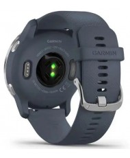 Смарт-годинник Garmin Venu 2 Silver Bezel with Granite Blue Case and Silicone Band (010-02430-10/00)