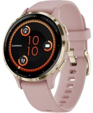 Смарт-годинник Garmin Venu 3s Soft Gold Stainless Steel Bezel with Dust Rose Case and Silicone Band (010-02785-03/53) (UA)