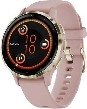 Смарт-часы Garmin Venu 3s Soft Gold Stainless Steel Bezel with Dust Rose Case and Silicone Band (010-02785-03/53) (UA)