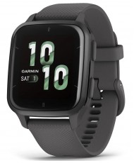 Смарт-годинник Garmin Venu Sq 2 Slate Aluminum Bezel with Shadow Gray Case and Silicone Band (010-02701-00/10/80)