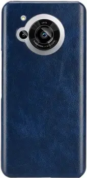 Чохол GoKIGIoD Leather Case для Sharp Aquos R7 Retro Navy