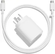 Мережевий зарядний пристрій Google Pixel 18W USB-C Power Adapter + кабель Type-C to Type-C White (GA00724-US)