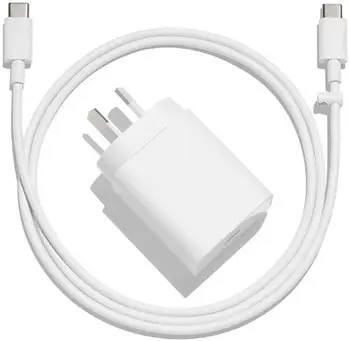 Сетевое зарядное устройство Google Pixel 18W USB-C Power Adapter + кабель Type-C to Type-C White (GA00724-US)
