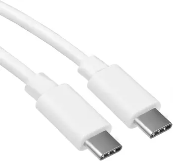 Сетевое зарядное устройство Google Pixel 18W USB-C Power Adapter + кабель Type-C to Type-C White (GA00724-US)