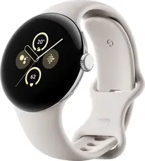 Смарт-годинник Google Pixel Watch 2 Polished Silver Aluminum Case / Porcelain Active Band