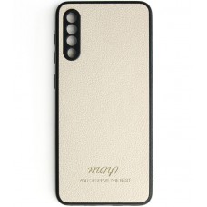 Чохол Huryl Leather Case Samsung Galaxy A50 Cream