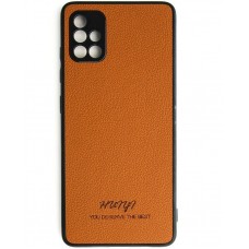 Чехол Huryl Leather Case Samsung Galaxy A51 Brown