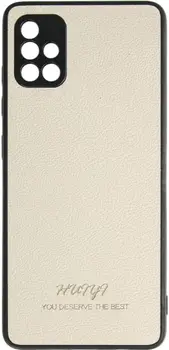 Чехол Huryl Leather Case Samsung Galaxy A51 Cream