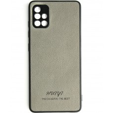 Чехол Huryl Leather Case Samsung Galaxy A51 Gray