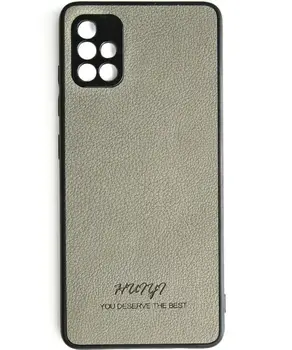 Чехол Huryl Leather Case Samsung Galaxy A51 Gray