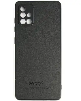 Чехол Huryl Leather Case Samsung Galaxy A71 4G Black