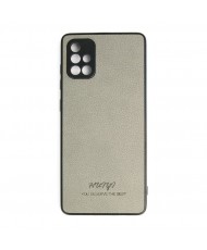 Чехол Huryl Leather Case Samsung Galaxy A71 4G Gray