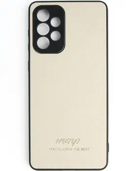 Чехол Huryl Leather Case Samsung Galaxy A73 5G Cream