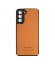 Чехол Huryl Leather Case Samsung Galaxy S21 Brown
