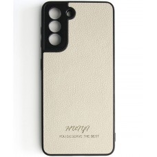 Чохол Huryl Leather Case Samsung Galaxy S21+ Cream
