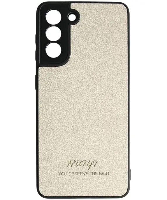 Чохол Huryl Leather Case Samsung Galaxy S21 Cream