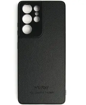 Чехол Huryl Leather Case Samsung Galaxy S21 Ultra Black