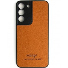 Чехол Huryl Leather Case Samsung Galaxy S22 Brown