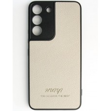 Чехол Huryl Leather Case Samsung Galaxy S22 Cream