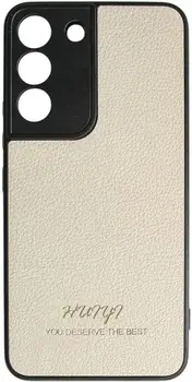 Чехол Huryl Leather Case Samsung Galaxy S22+ Cream