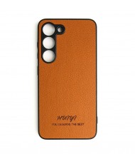 Чохол Huryl Leather Case Samsung Galaxy S23+ Brown