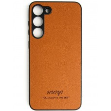 Чохол Huryl Leather Case Samsung Galaxy S23 Brown