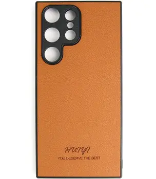 Чохол Huryl Leather Case Samsung Galaxy S23 Ultra Brown
