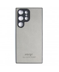 Чехол Huryl Leather Case Samsung Galaxy S23 Ultra Gray