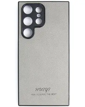 Чохол Huryl Leather Case Samsung Galaxy S23 Ultra Gray